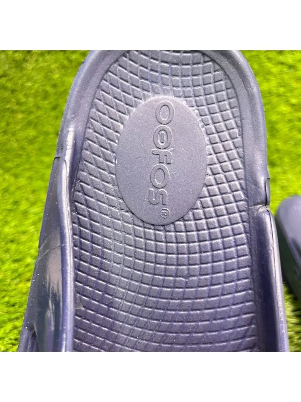 OOFOS OOriginal Womens Size 9 Blue Beach Casual Outdoor Recovery Thong Sandals